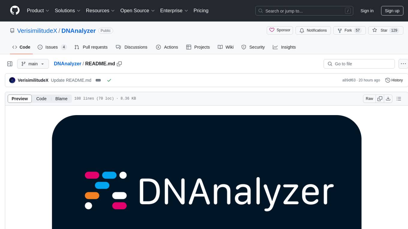 DNAnalyzer Screenshot