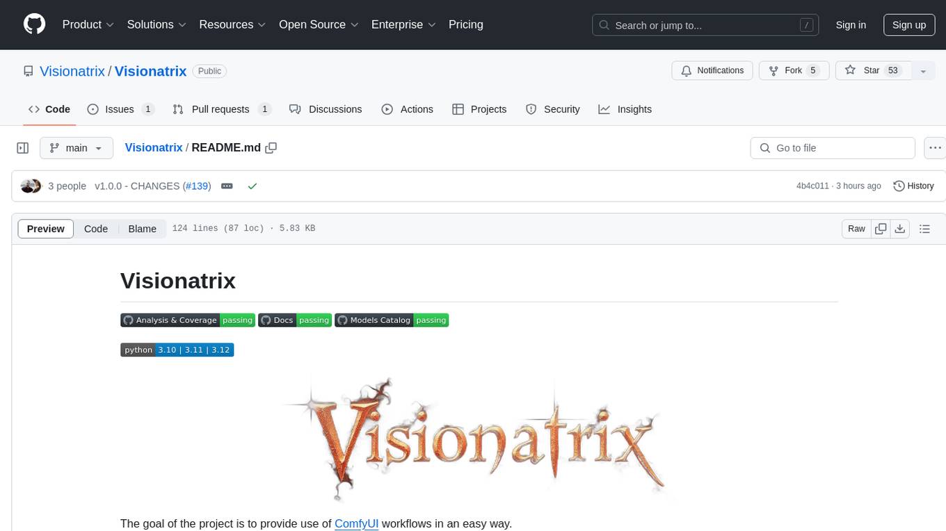 Visionatrix Screenshot