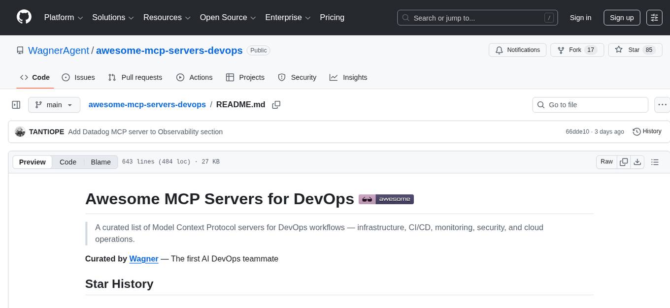 awesome-mcp-servers-devops Screenshot