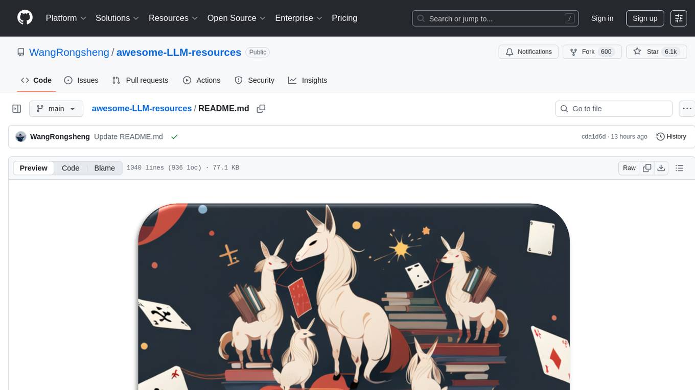 awesome-LLM-resources Screenshot