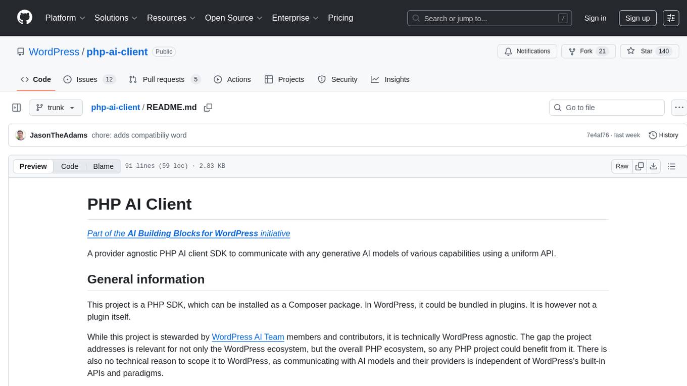 php-ai-client Screenshot