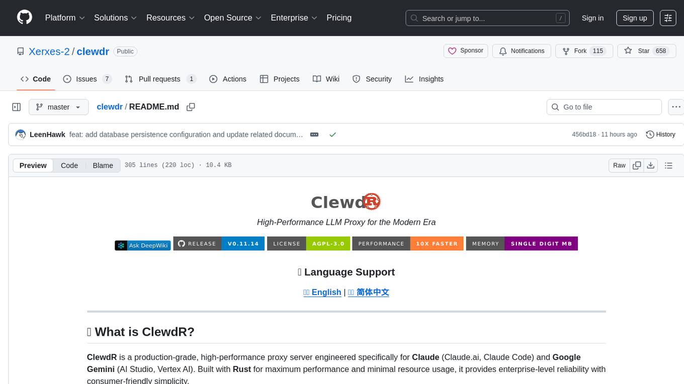 clewdr Screenshot