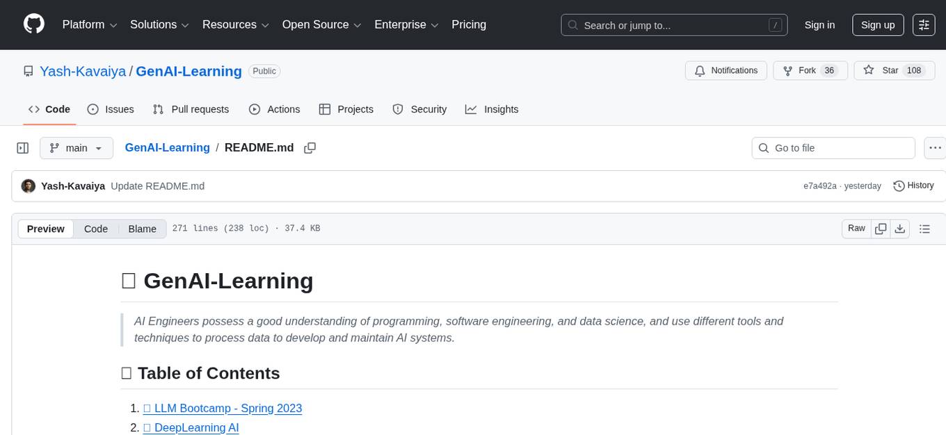 GenAI-Learning Screenshot