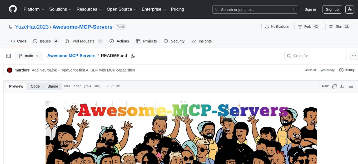 Awesome-MCP-Servers Screenshot