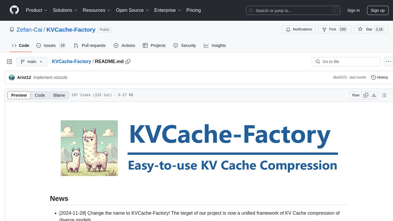 KVCache-Factory Screenshot