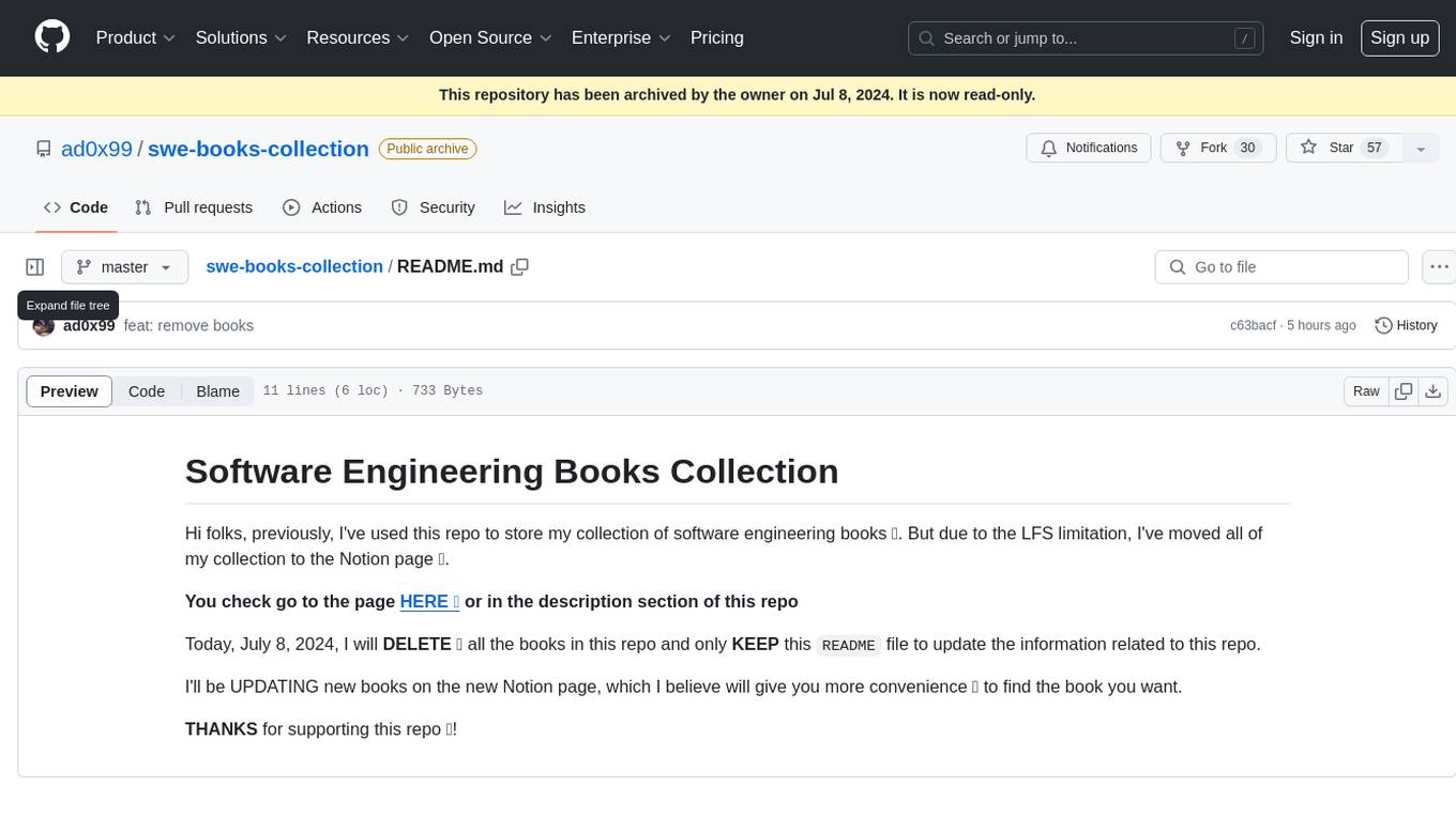 swe-books-collection Screenshot