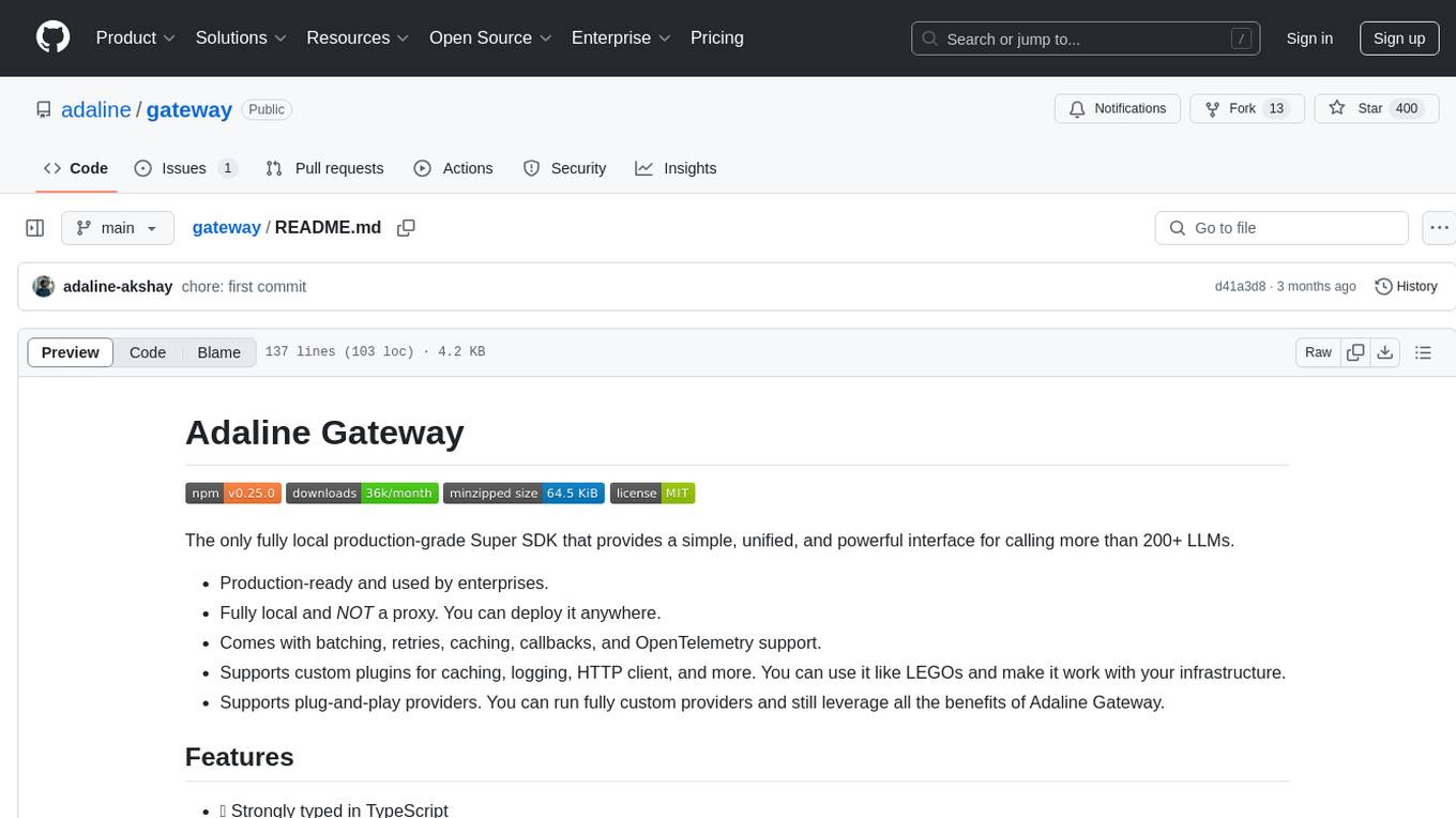 gateway Screenshot