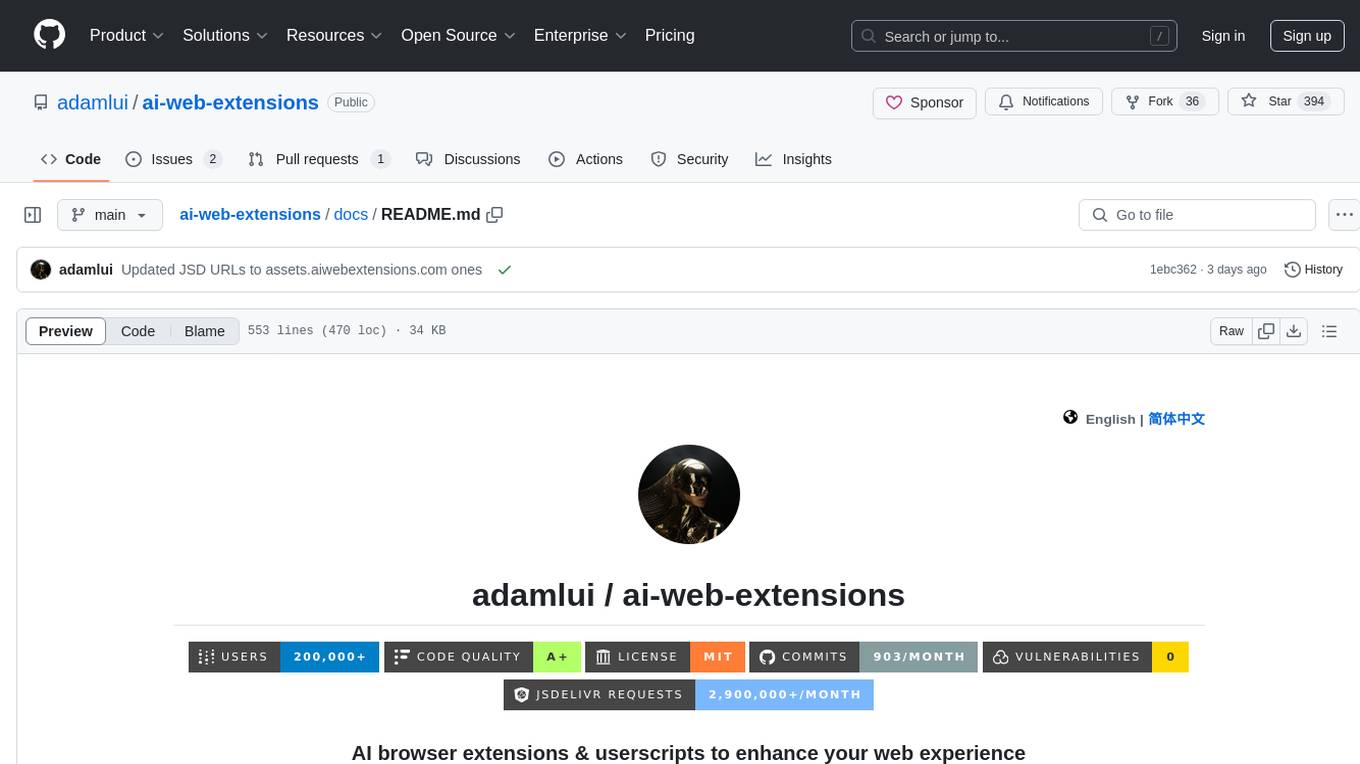 ai-web-extensions Screenshot