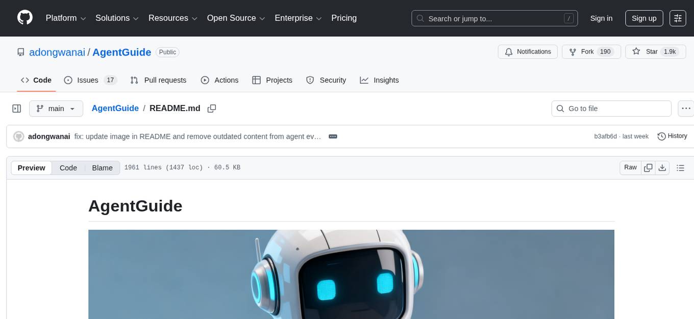 AgentGuide Screenshot