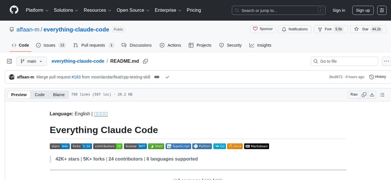 everything-claude-code Screenshot
