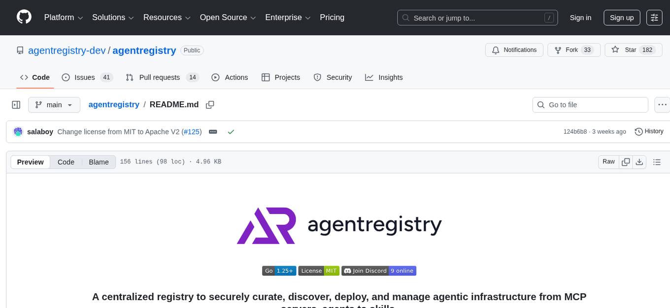 agentregistry Screenshot