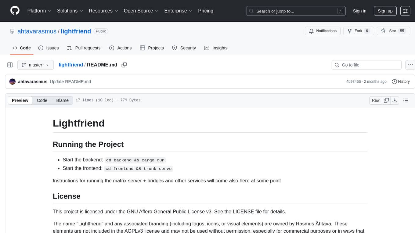 lightfriend Screenshot