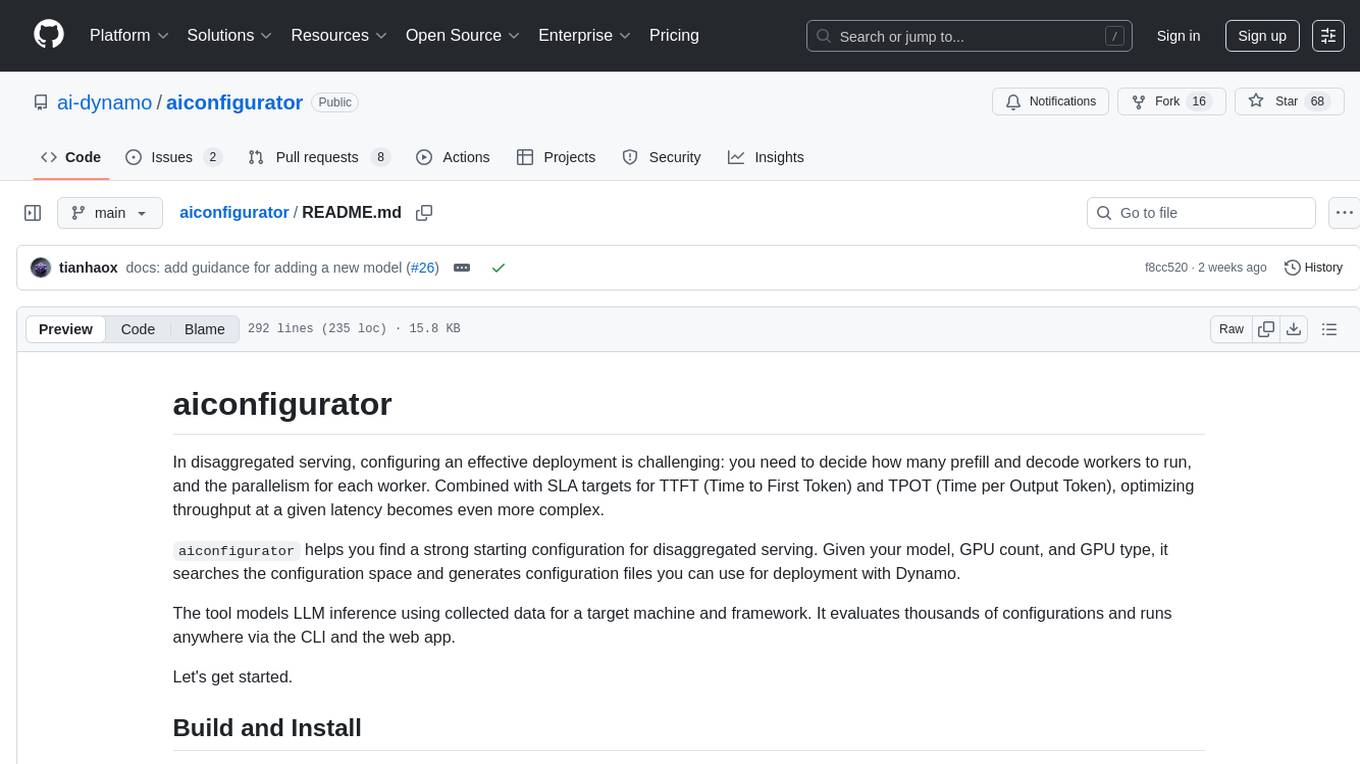 aiconfigurator Screenshot