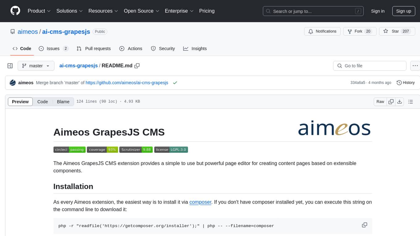 ai-cms-grapesjs Screenshot