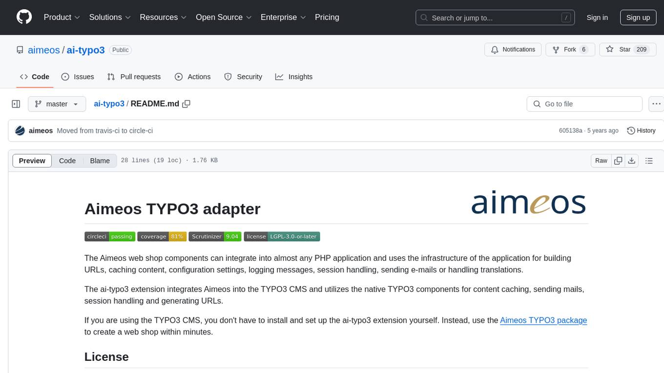 ai-typo3 Screenshot