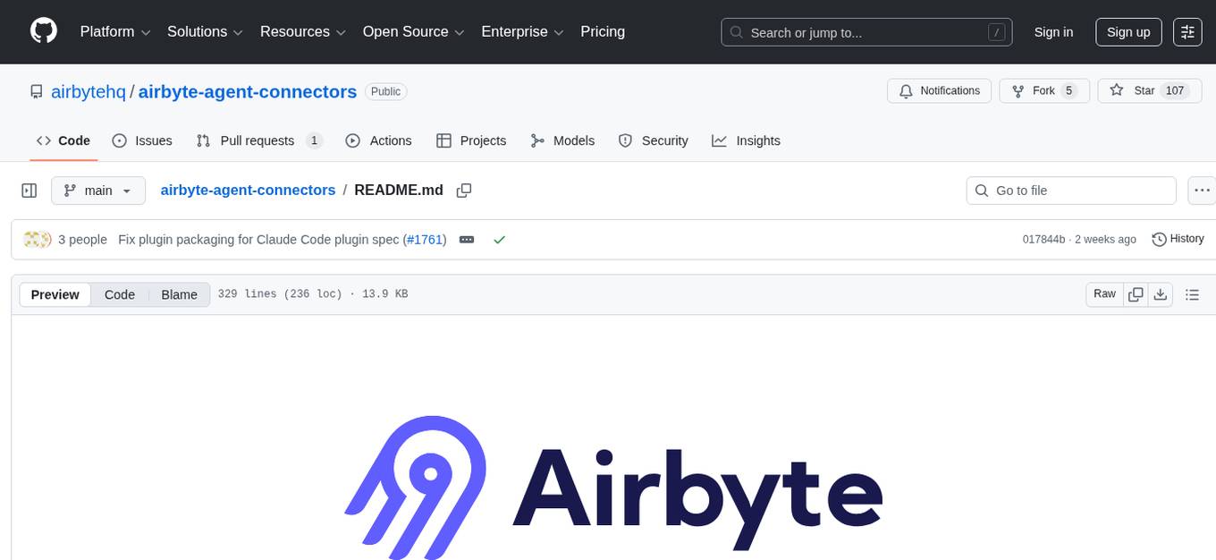 airbyte-agent-connectors Screenshot