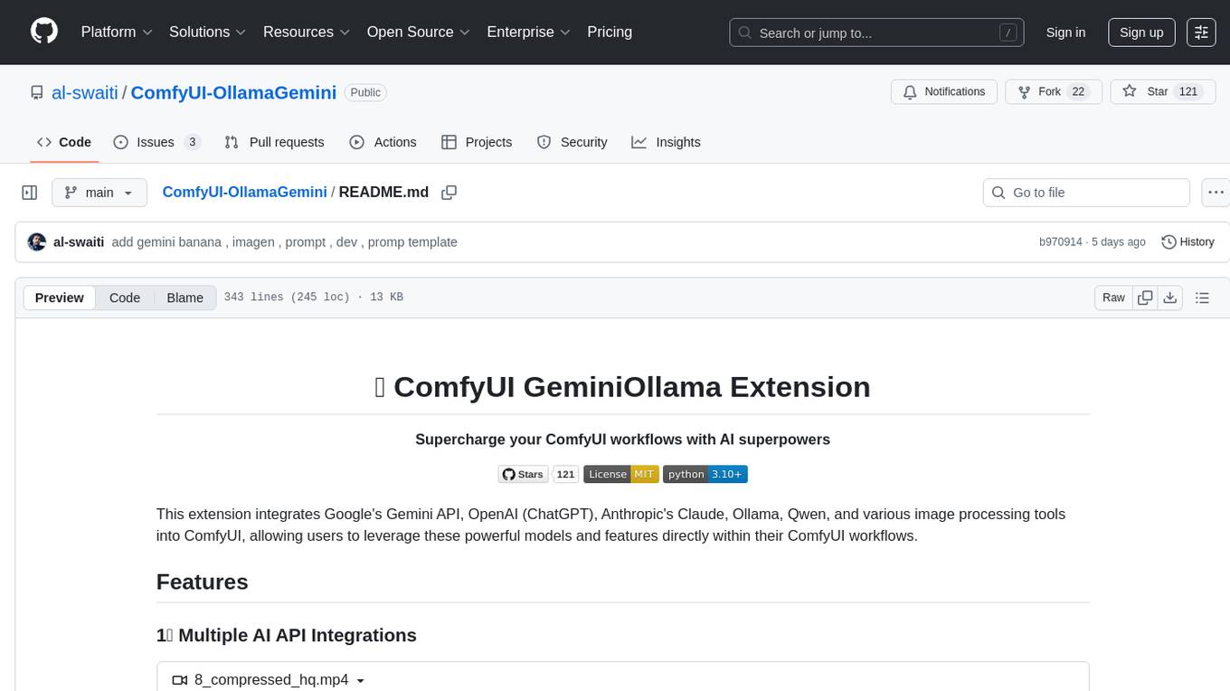 ComfyUI-OllamaGemini Screenshot
