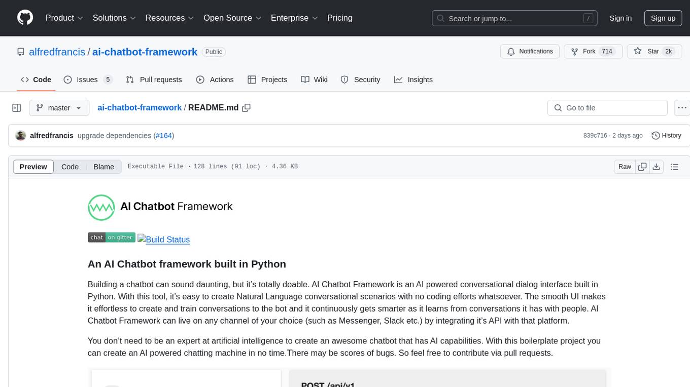 ai-chatbot-framework Screenshot