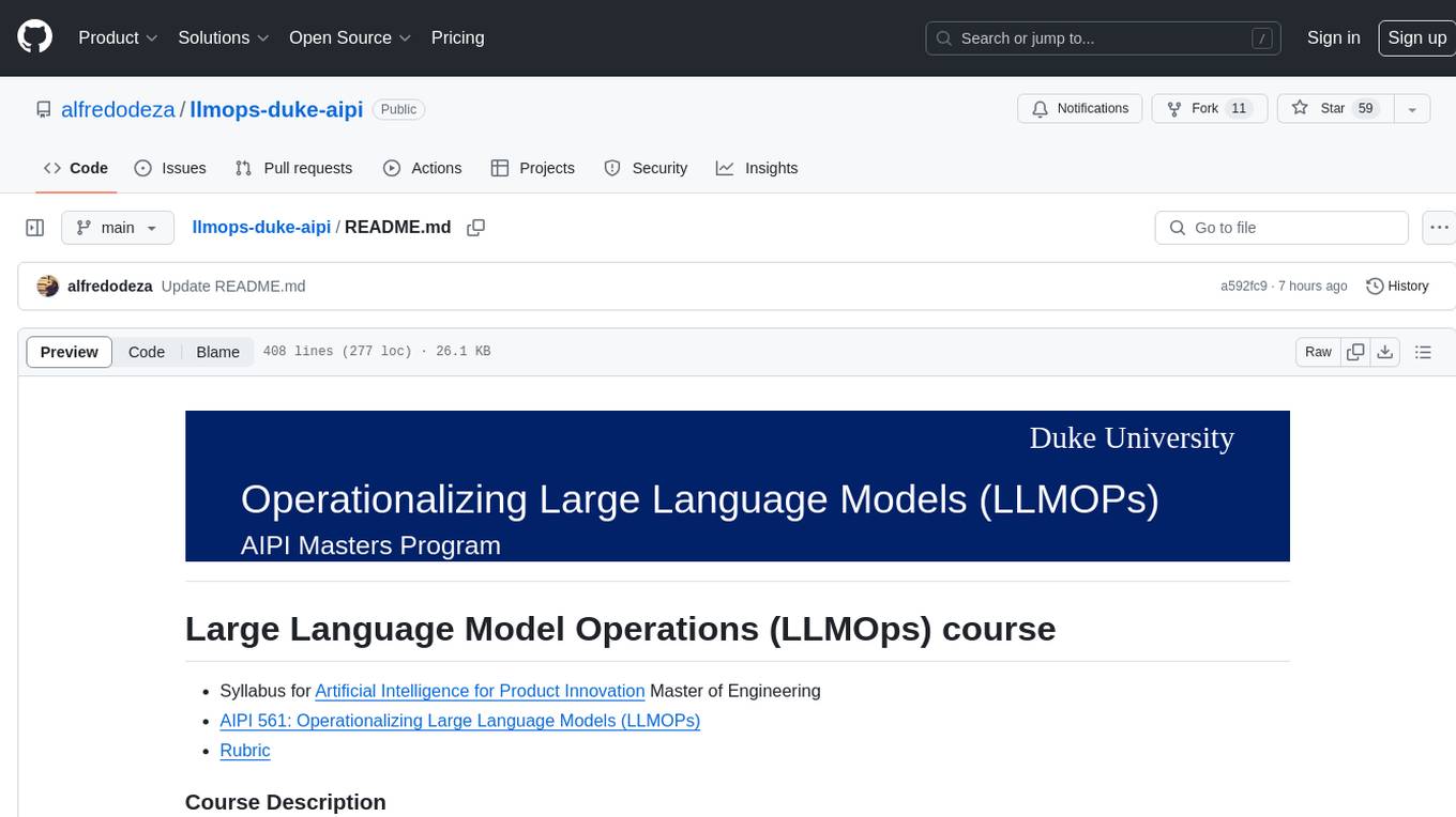 llmops-duke-aipi Screenshot