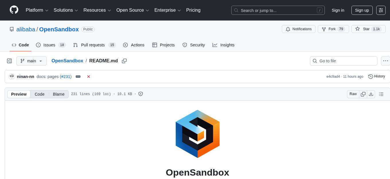 OpenSandbox Screenshot