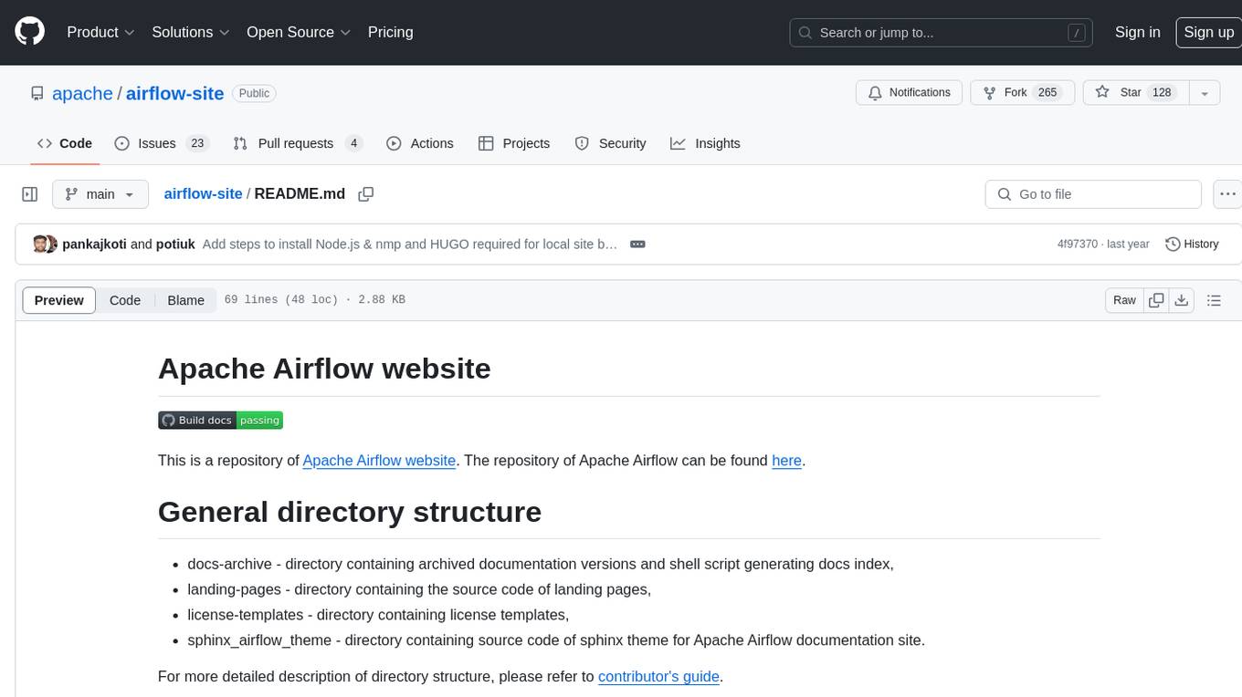 airflow-site Screenshot