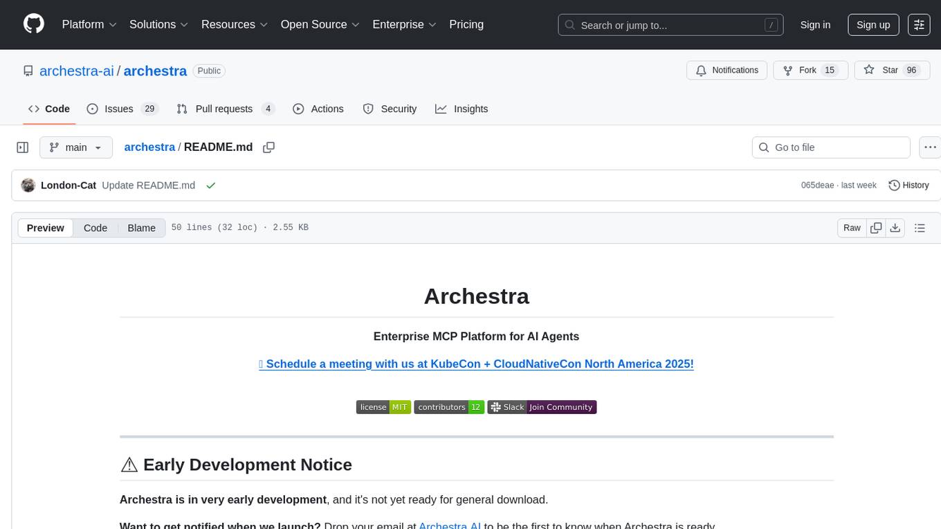 archestra Screenshot