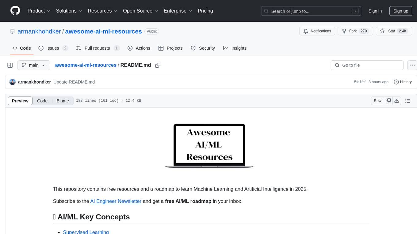 awesome-ai-ml-resources Screenshot
