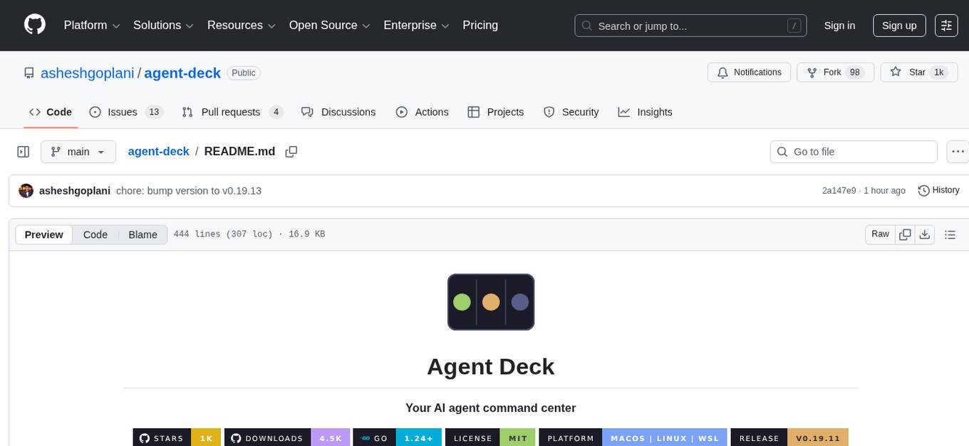 agent-deck Screenshot