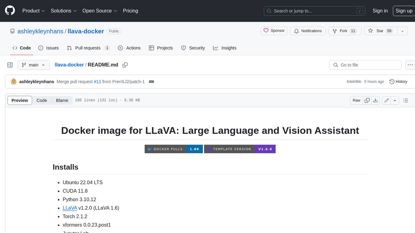 llava-docker Screenshot