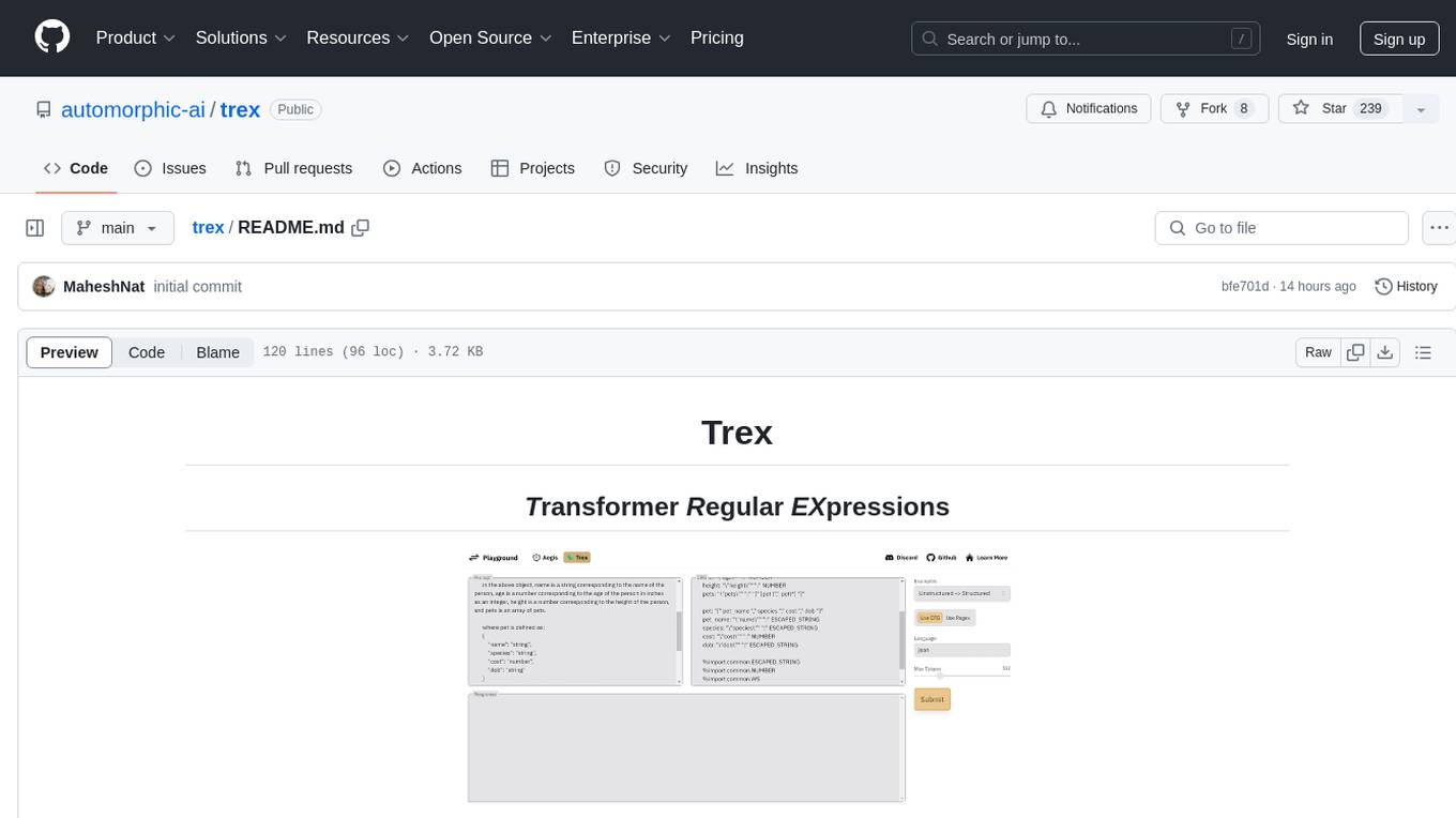 trex Screenshot