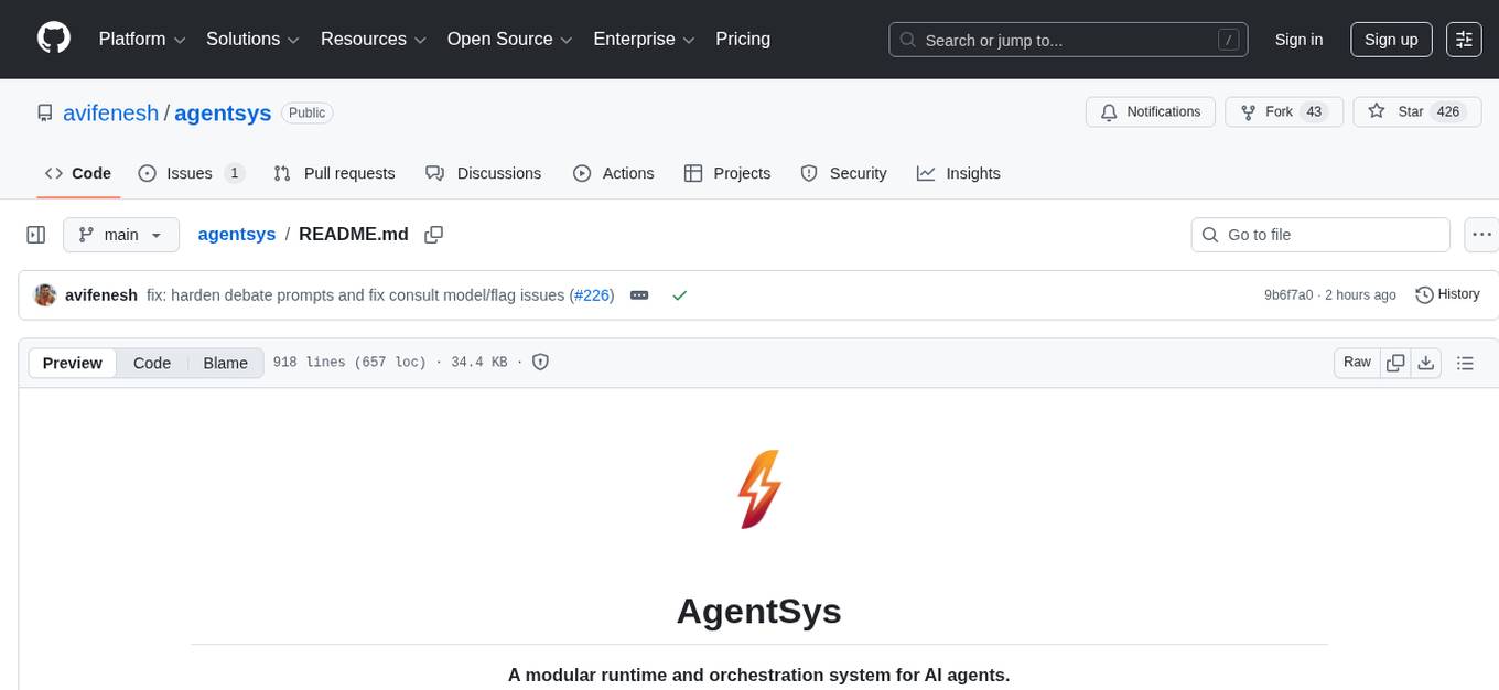 agentsys Screenshot