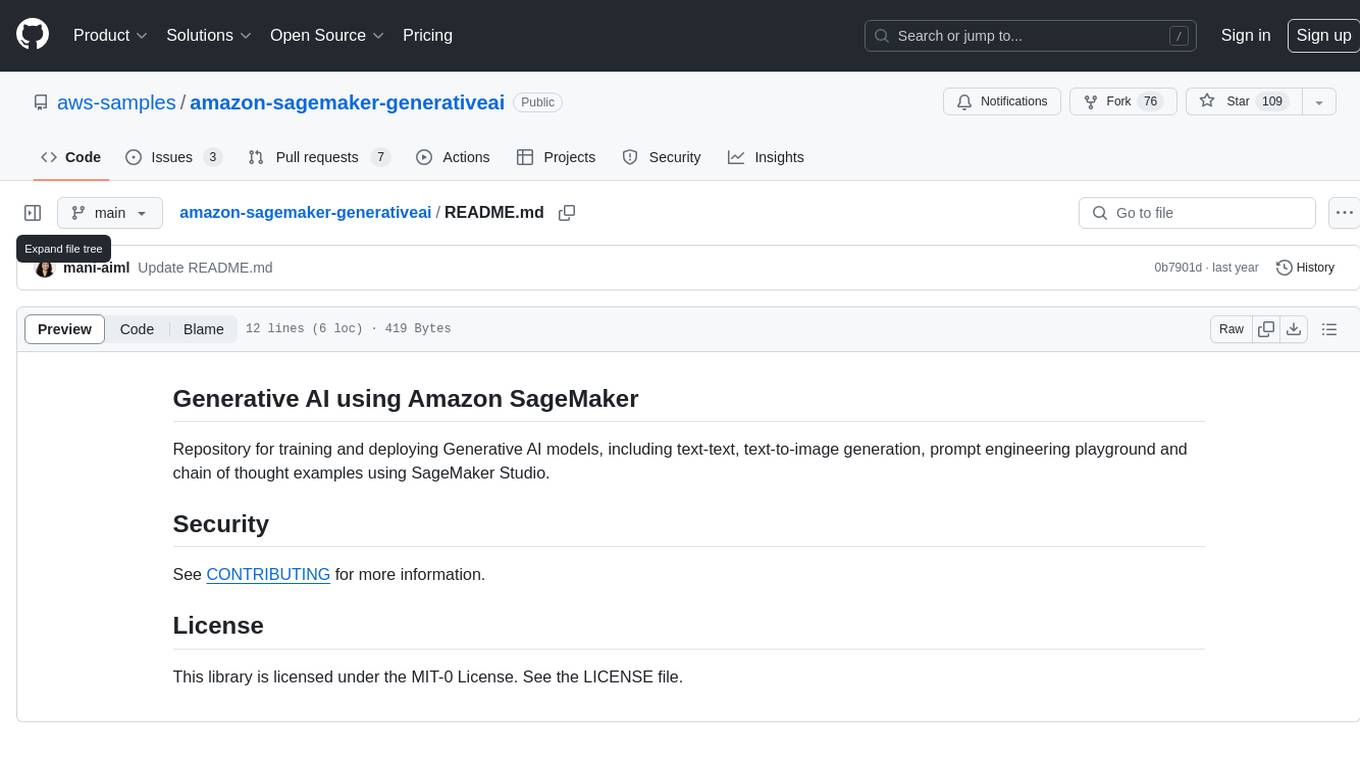 amazon-sagemaker-generativeai Screenshot