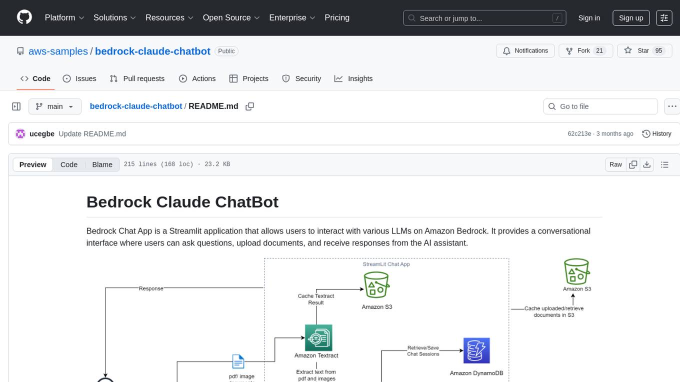 bedrock-claude-chatbot Screenshot
