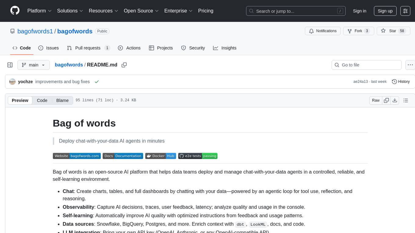 bagofwords Screenshot