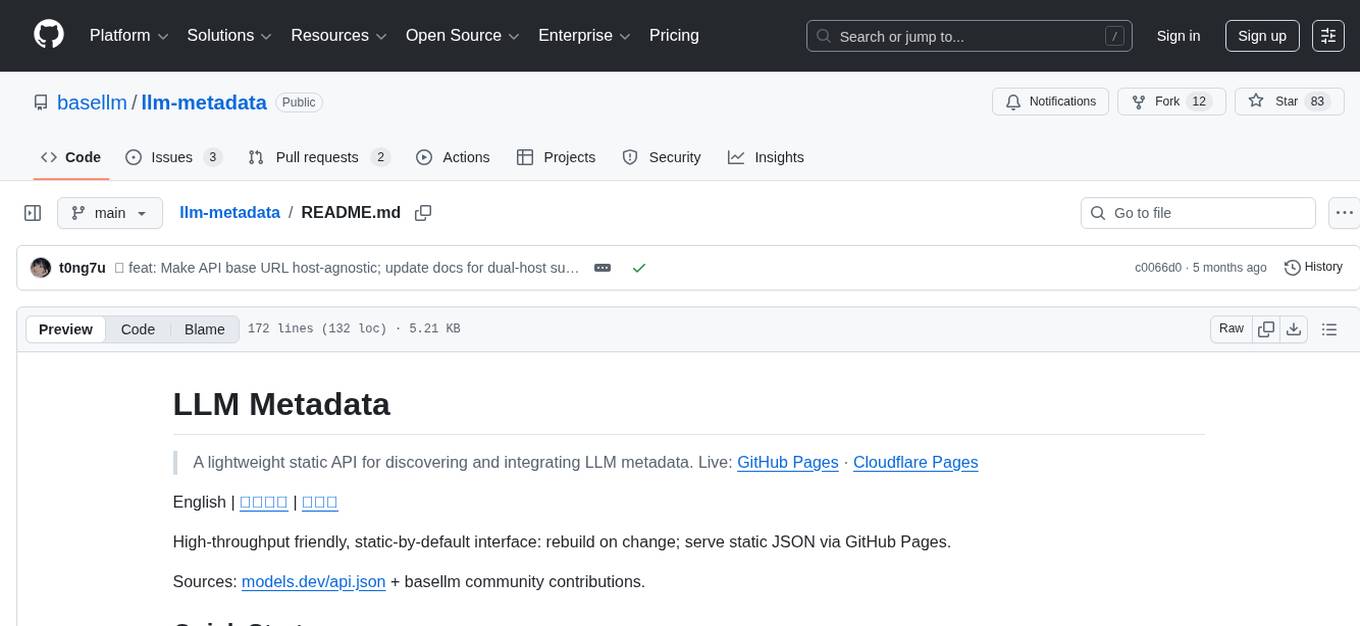 llm-metadata Screenshot