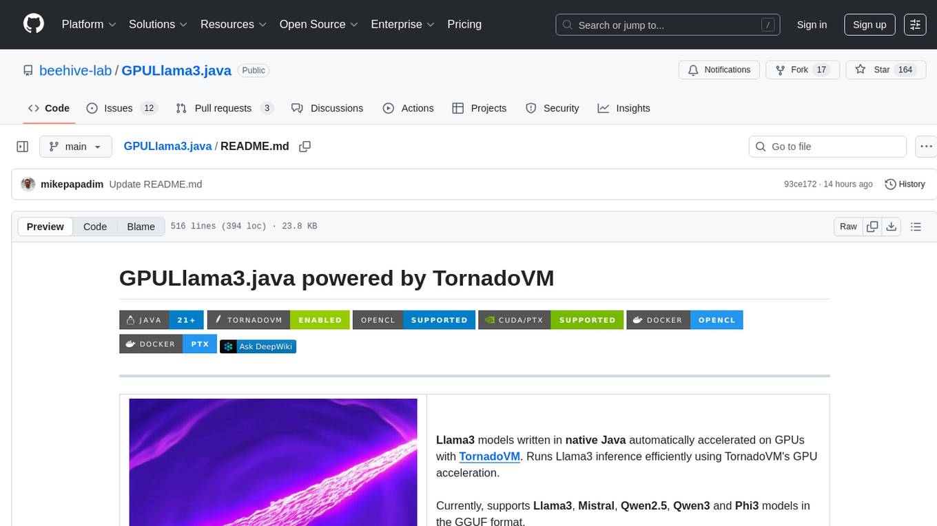 GPULlama3.java Screenshot