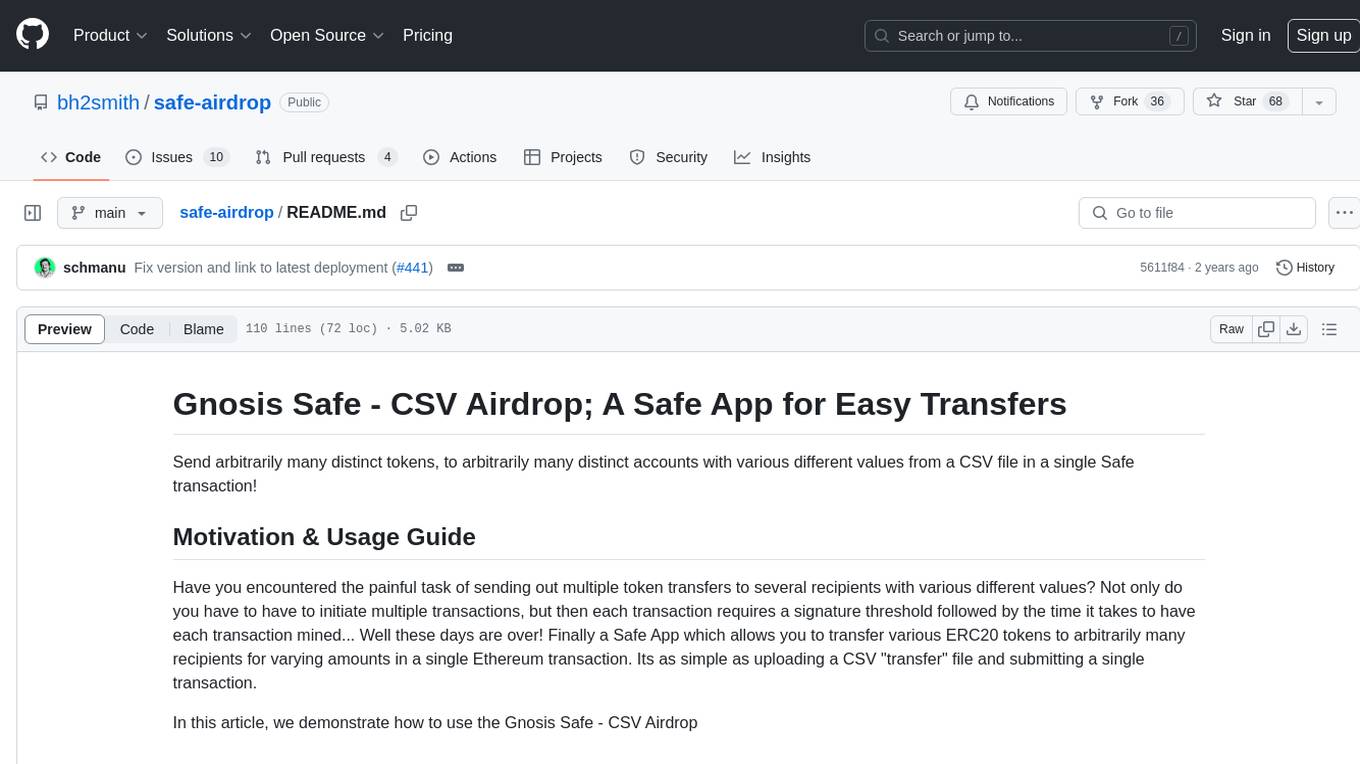 safe-airdrop Screenshot