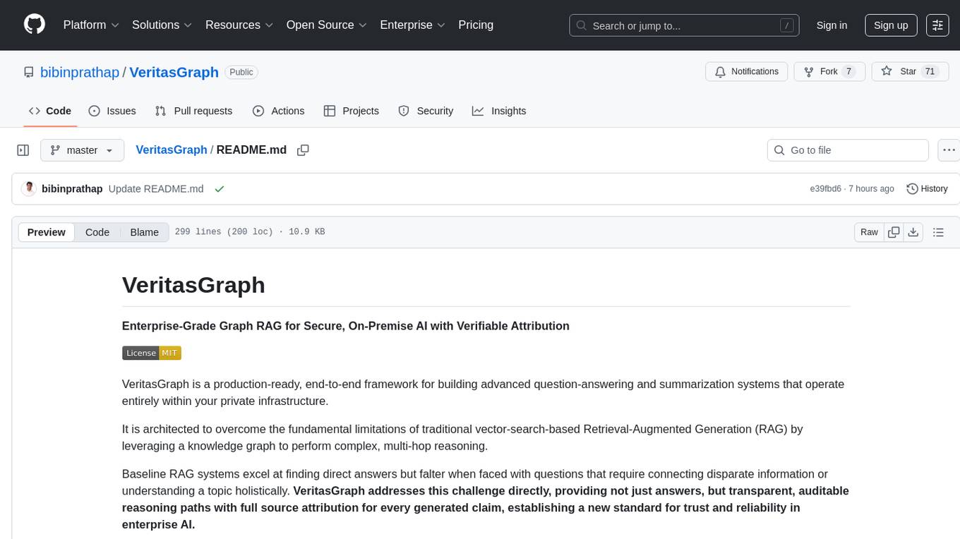 VeritasGraph Screenshot