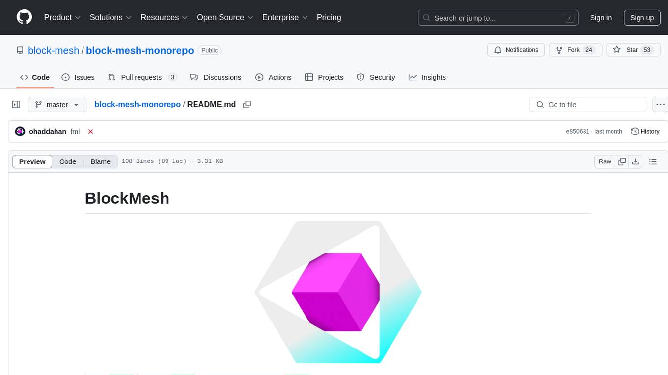 block-mesh-monorepo Screenshot