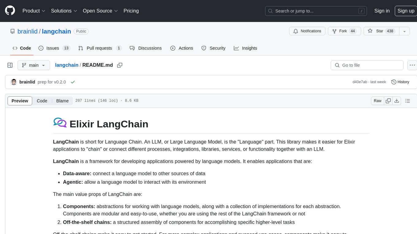 langchain Screenshot