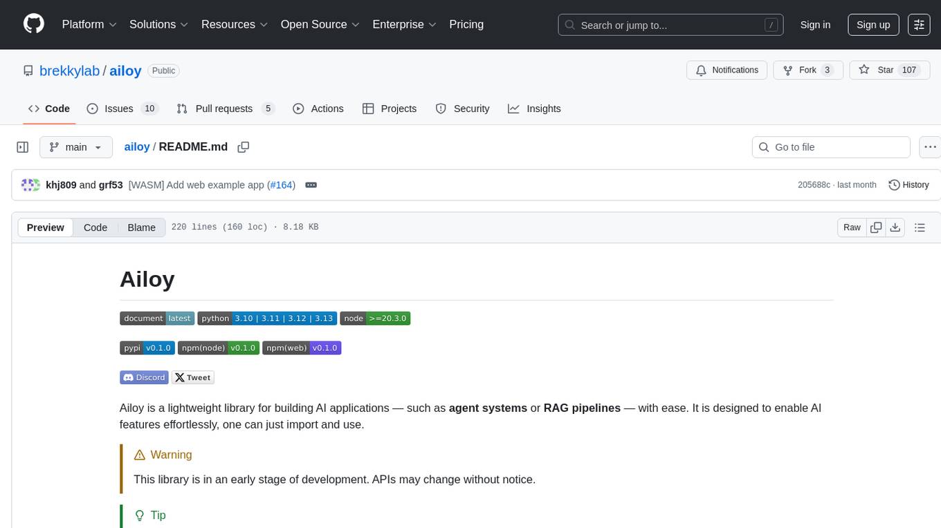 ailoy Screenshot
