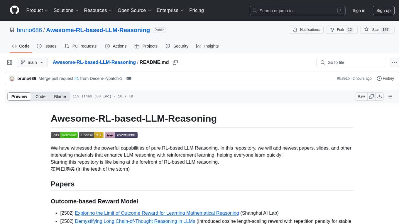 Awesome-RL-based-LLM-Reasoning Screenshot