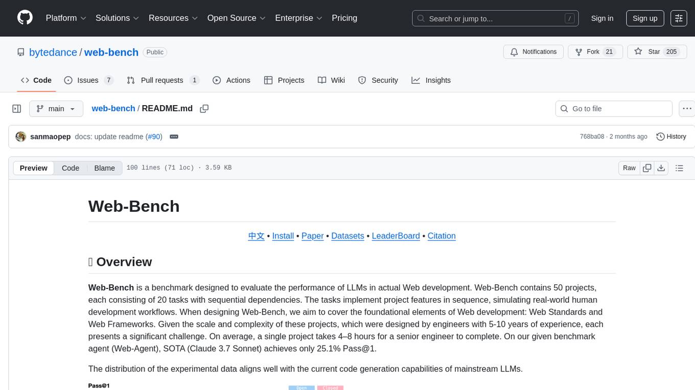 web-bench Screenshot
