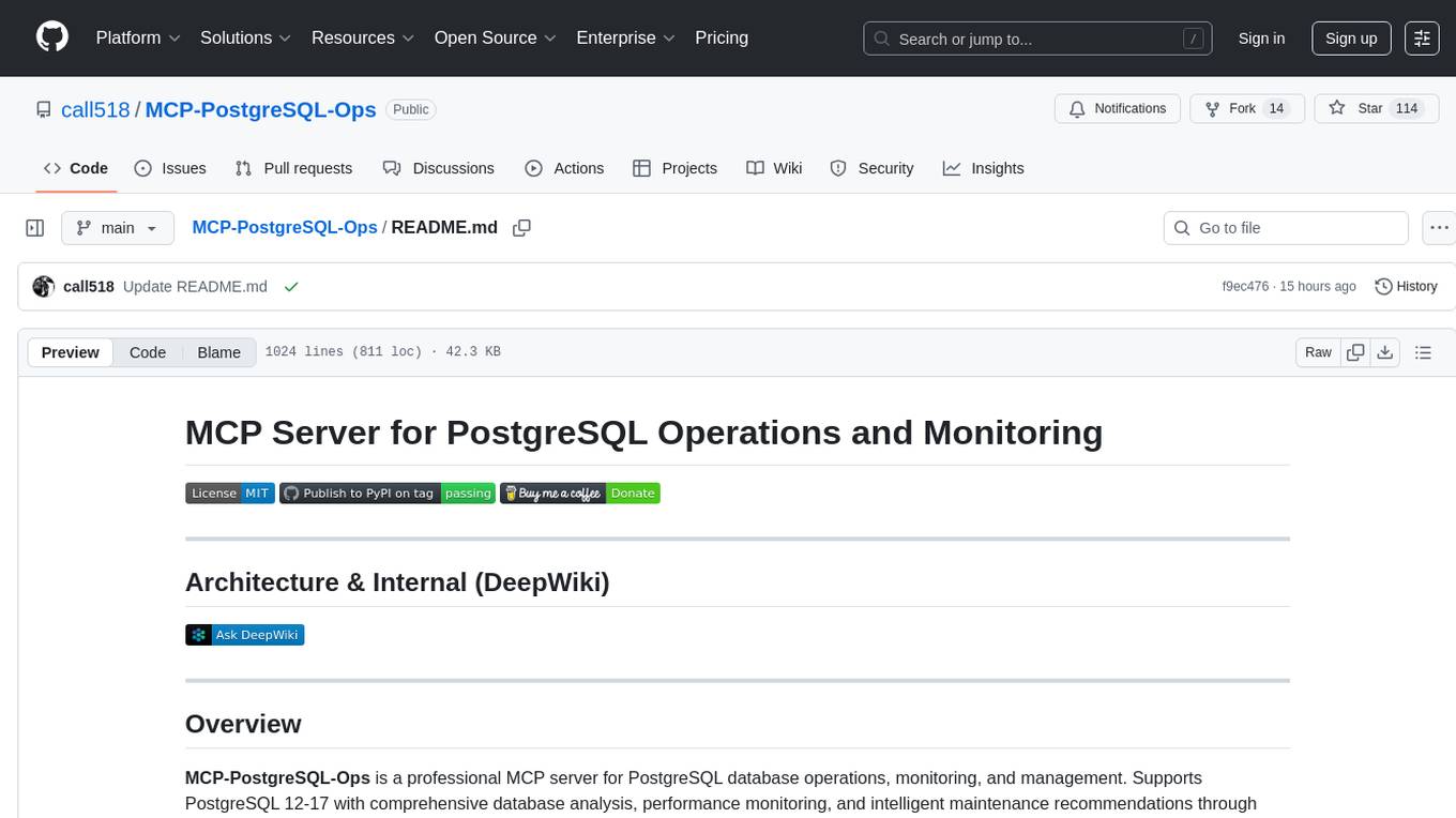 MCP-PostgreSQL-Ops Screenshot