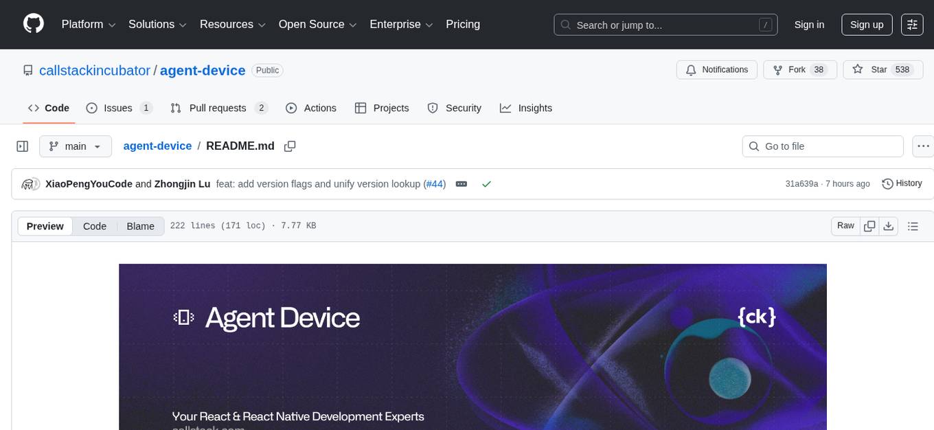 agent-device Screenshot