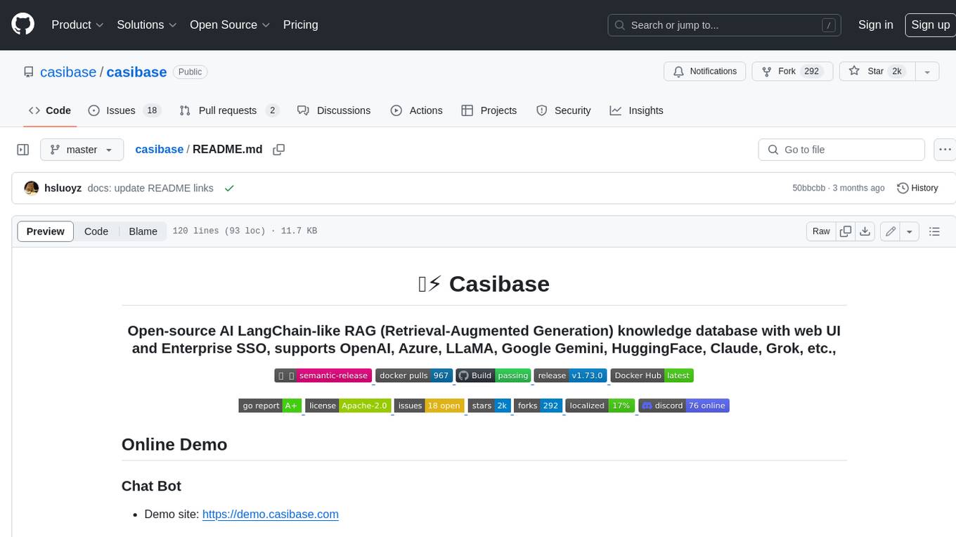 casibase Screenshot