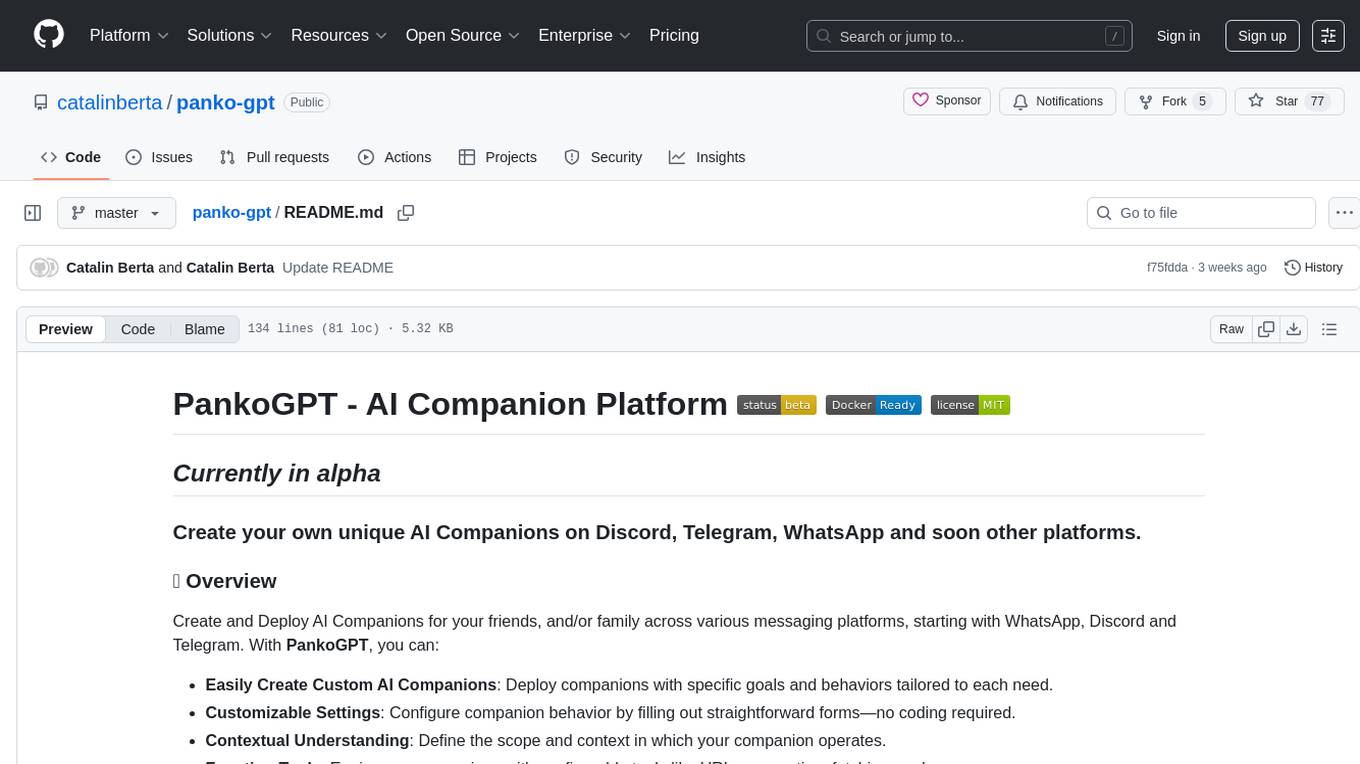 panko-gpt Screenshot