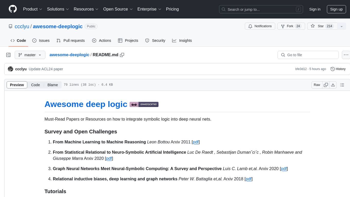 awesome-deeplogic Screenshot