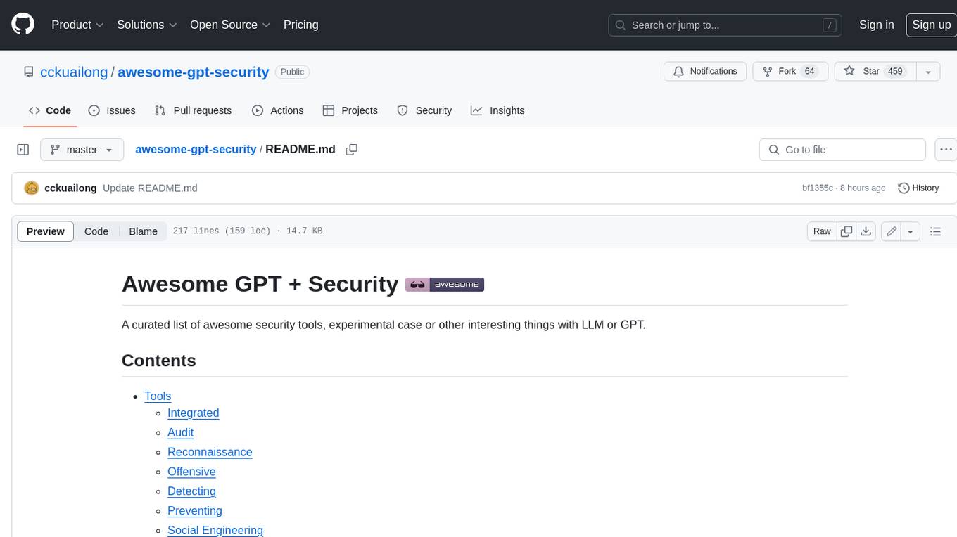 awesome-gpt-security Screenshot