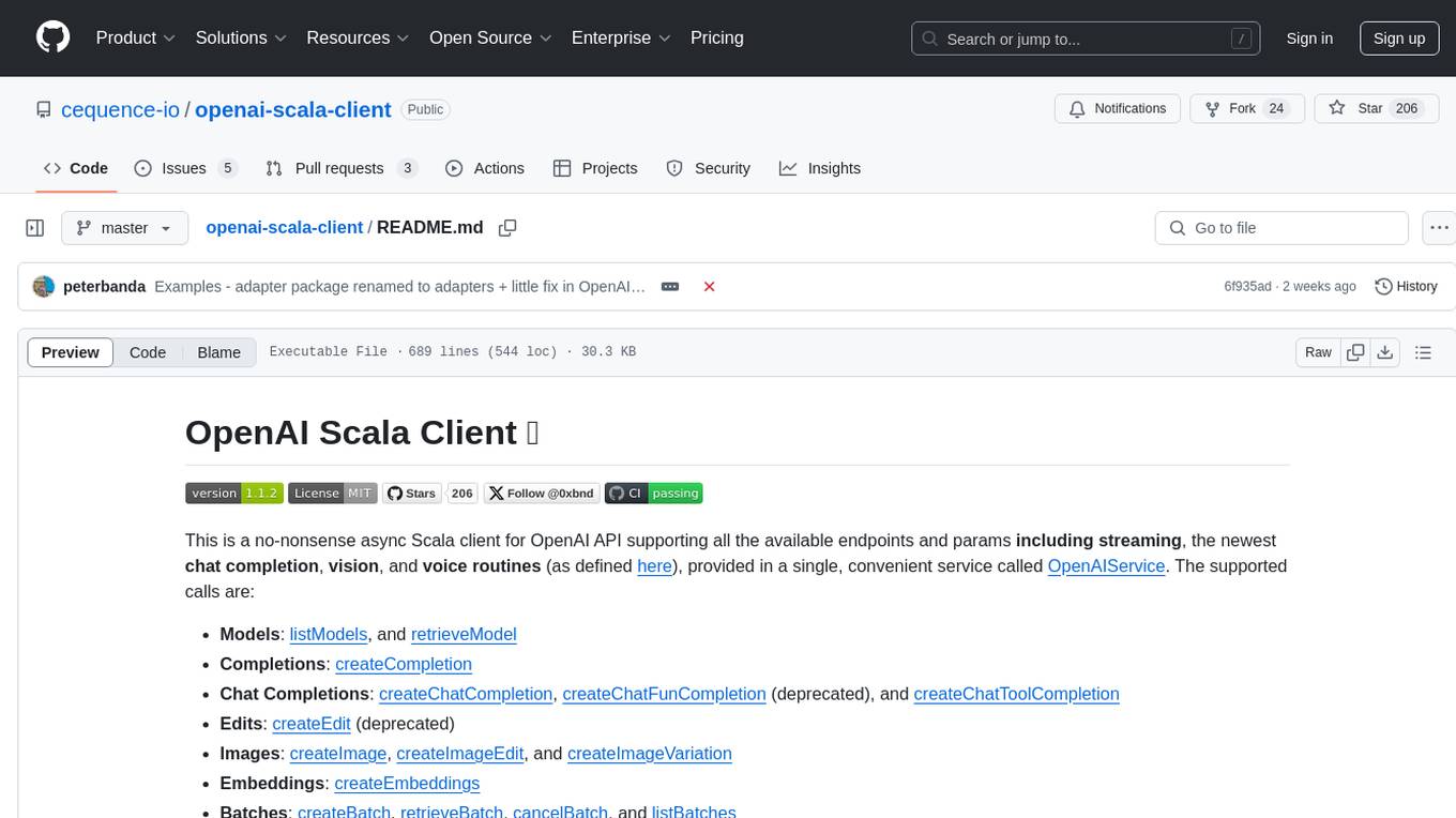 openai-scala-client Screenshot